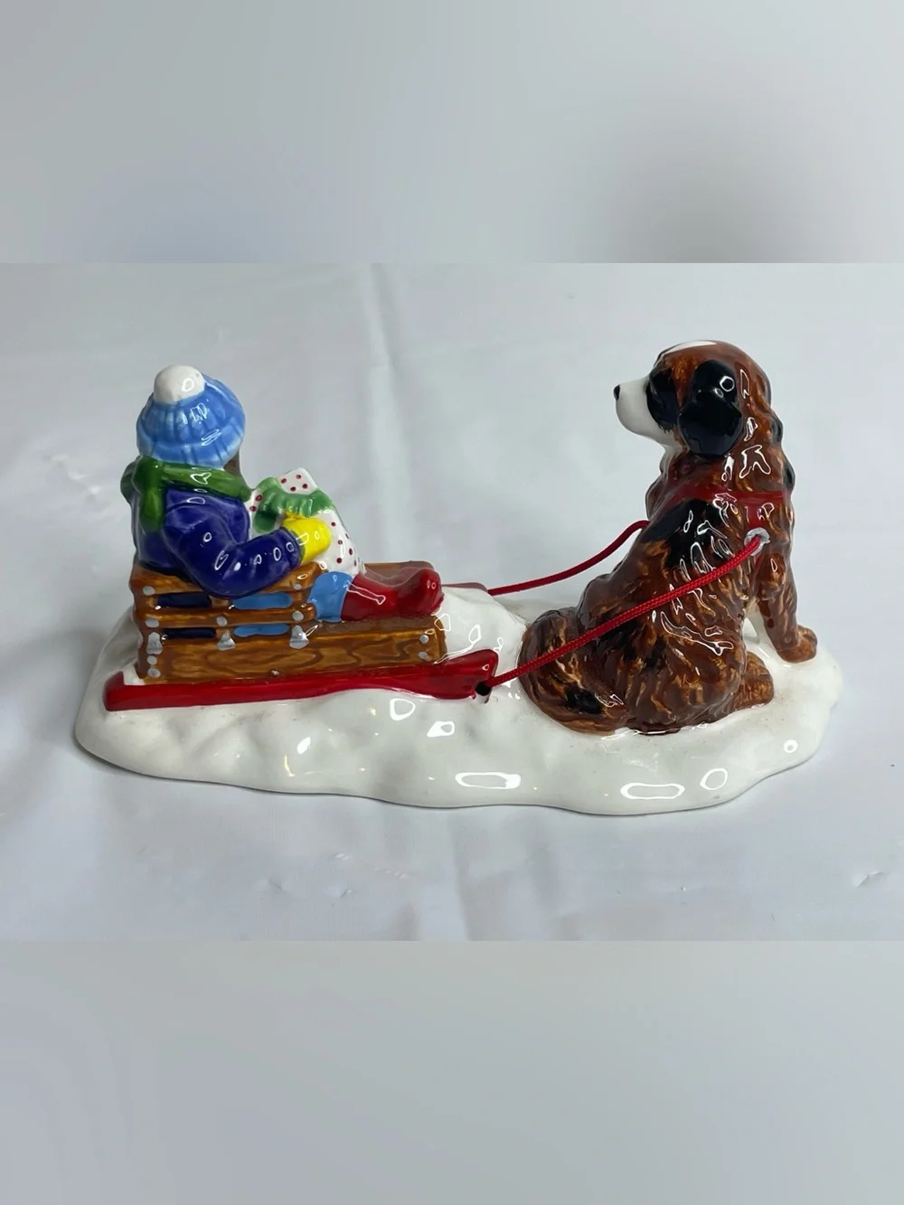 Department 56 The Original Snow Village “MUSH!” Set Of Two-No Box